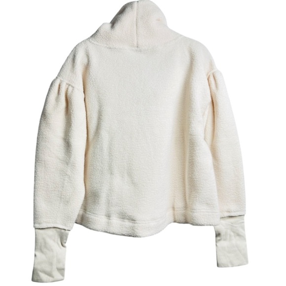 NWT Free People Women’s Sz X-Large Poppy Quarter Zip Pullover Sweater Jacket - Picture 6 of 14